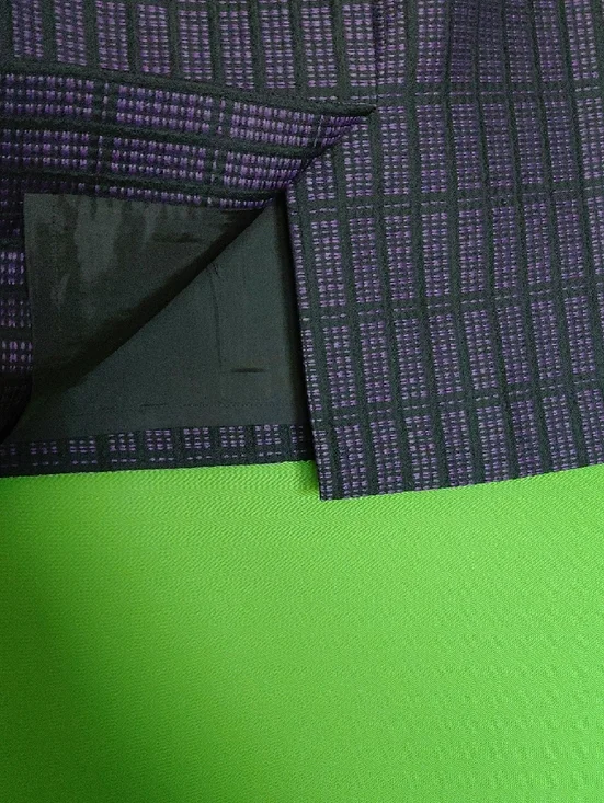 Ann Taylor Purple Plaid Pencil Skirt, Sz.8 - Picture 3 of 4